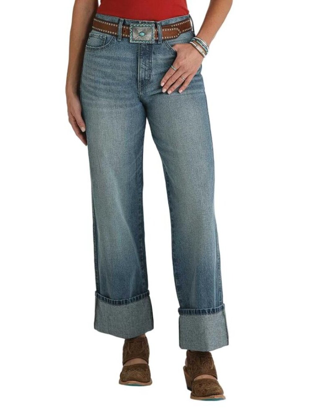 CRUEL DENIM Women's Casey Medium Stone High Rise Loose Jeans Size 32/13